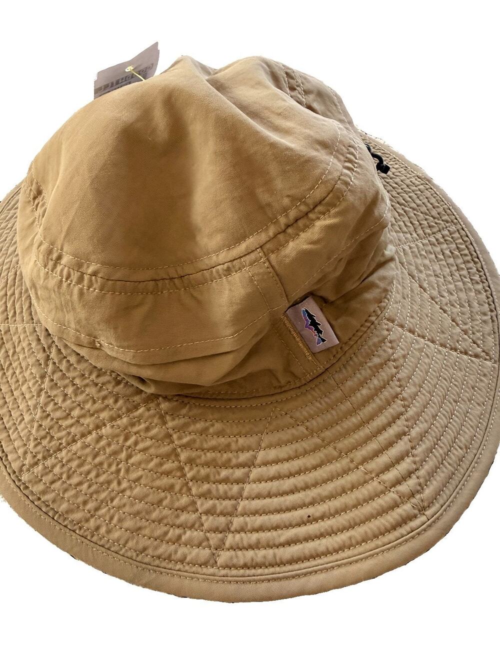 Patagonia Sun Bucket Hat Tan Nylon Size Small Gorpcore Outdoor Hiking